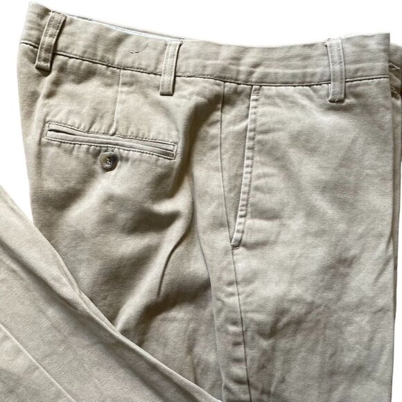 Mens Dress Pants Beige Slacks Size 32 Trousers Steve and Barry - Picture 3 of 7